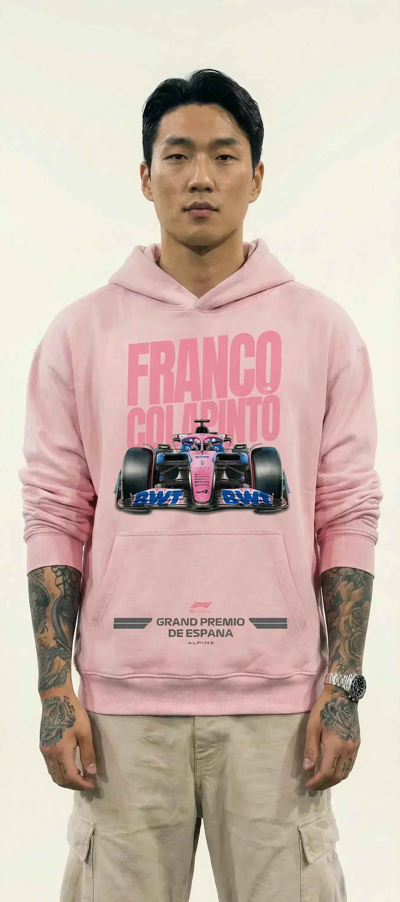 Alpine X Franco Pink Hoodie