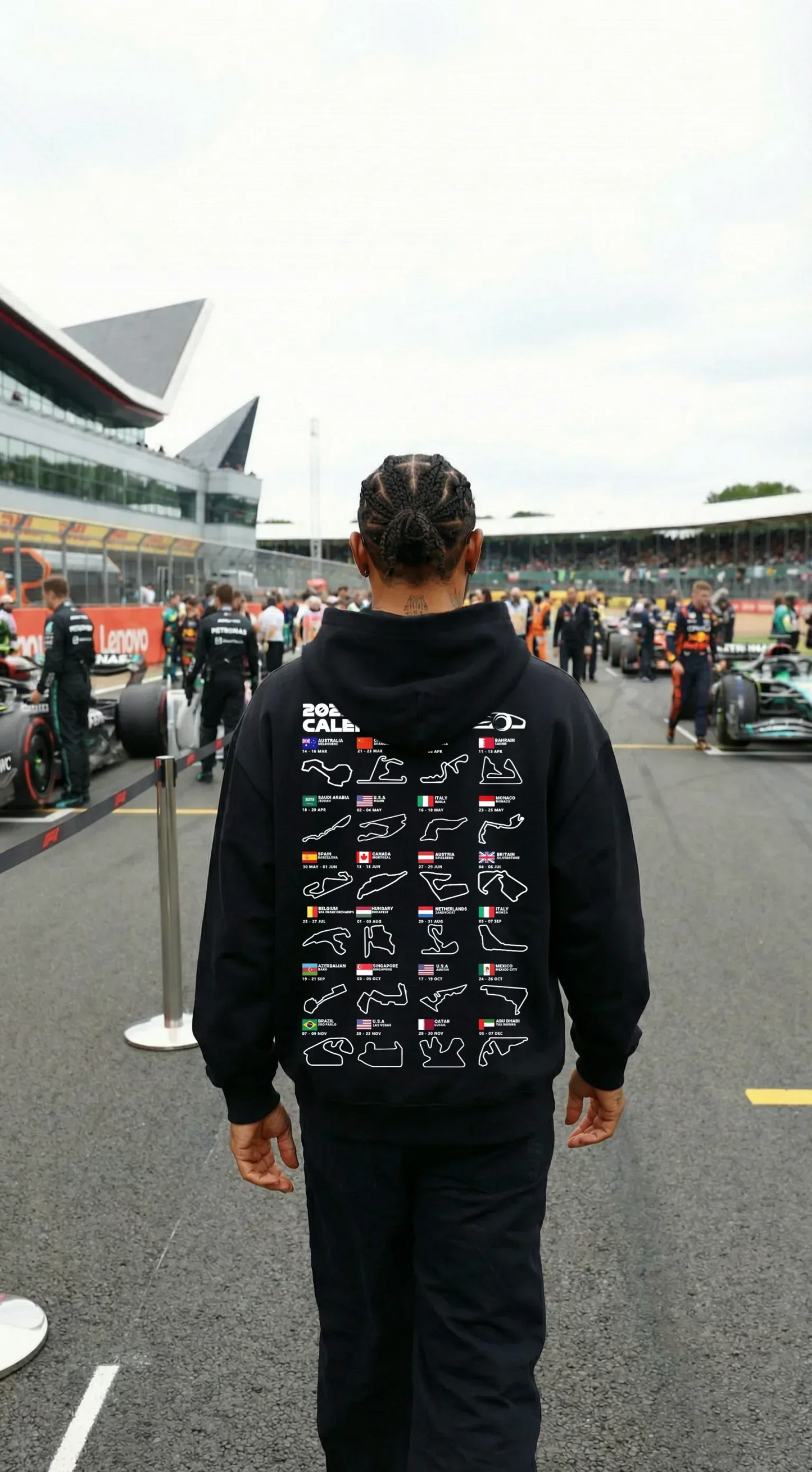 F1 RaceTrack Hoodie - Getsetwear