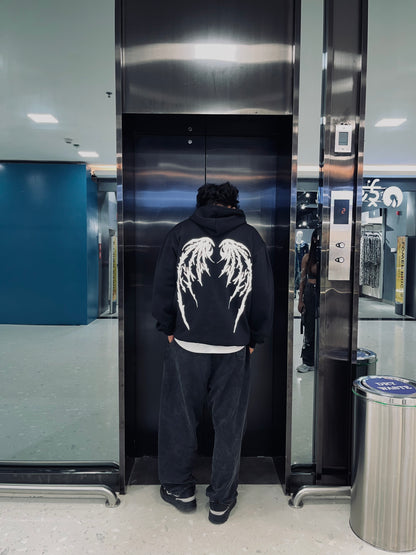 Midnight Wings Reflective Hoodie