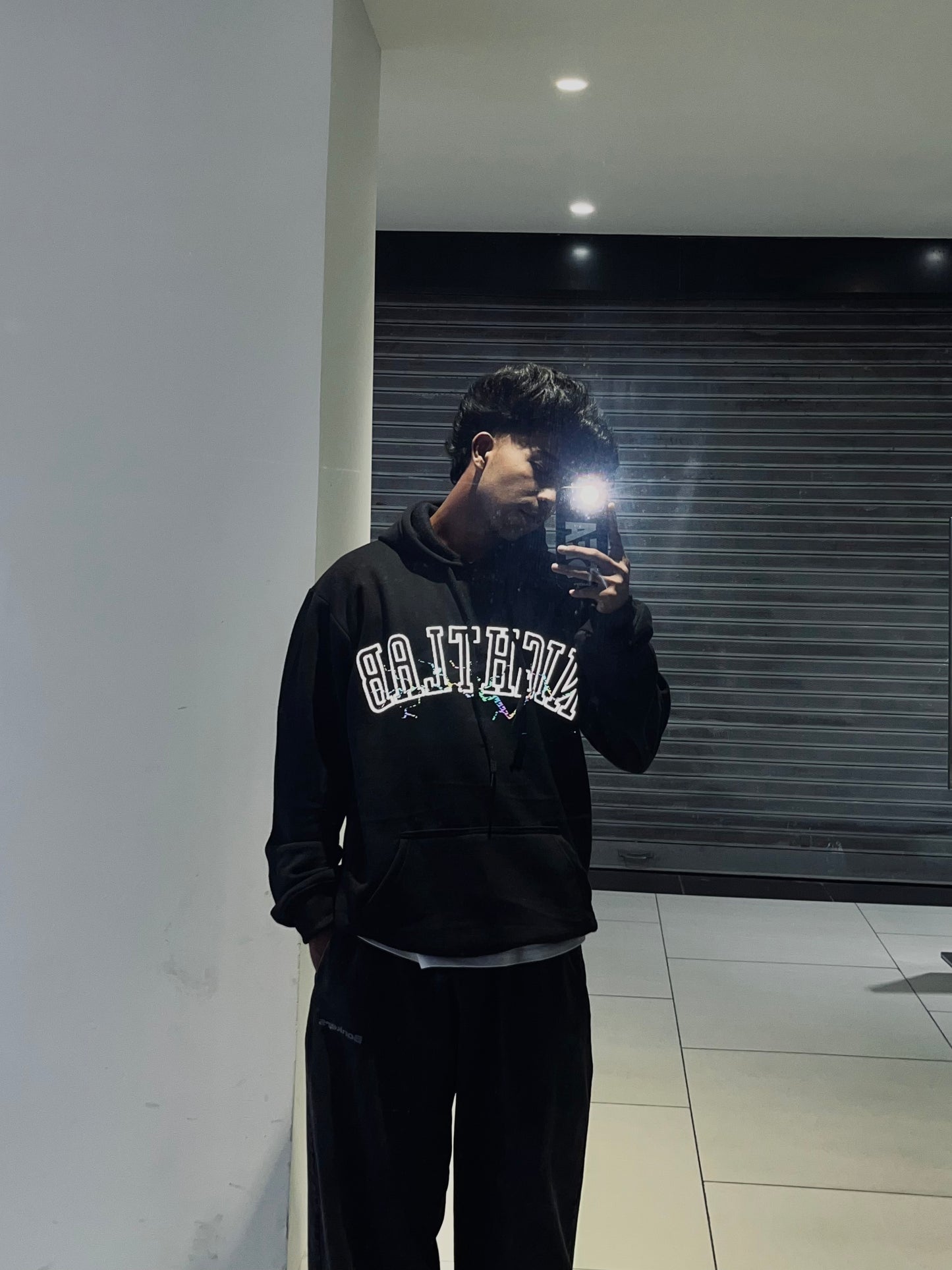 Midnight Wings Reflective Hoodie