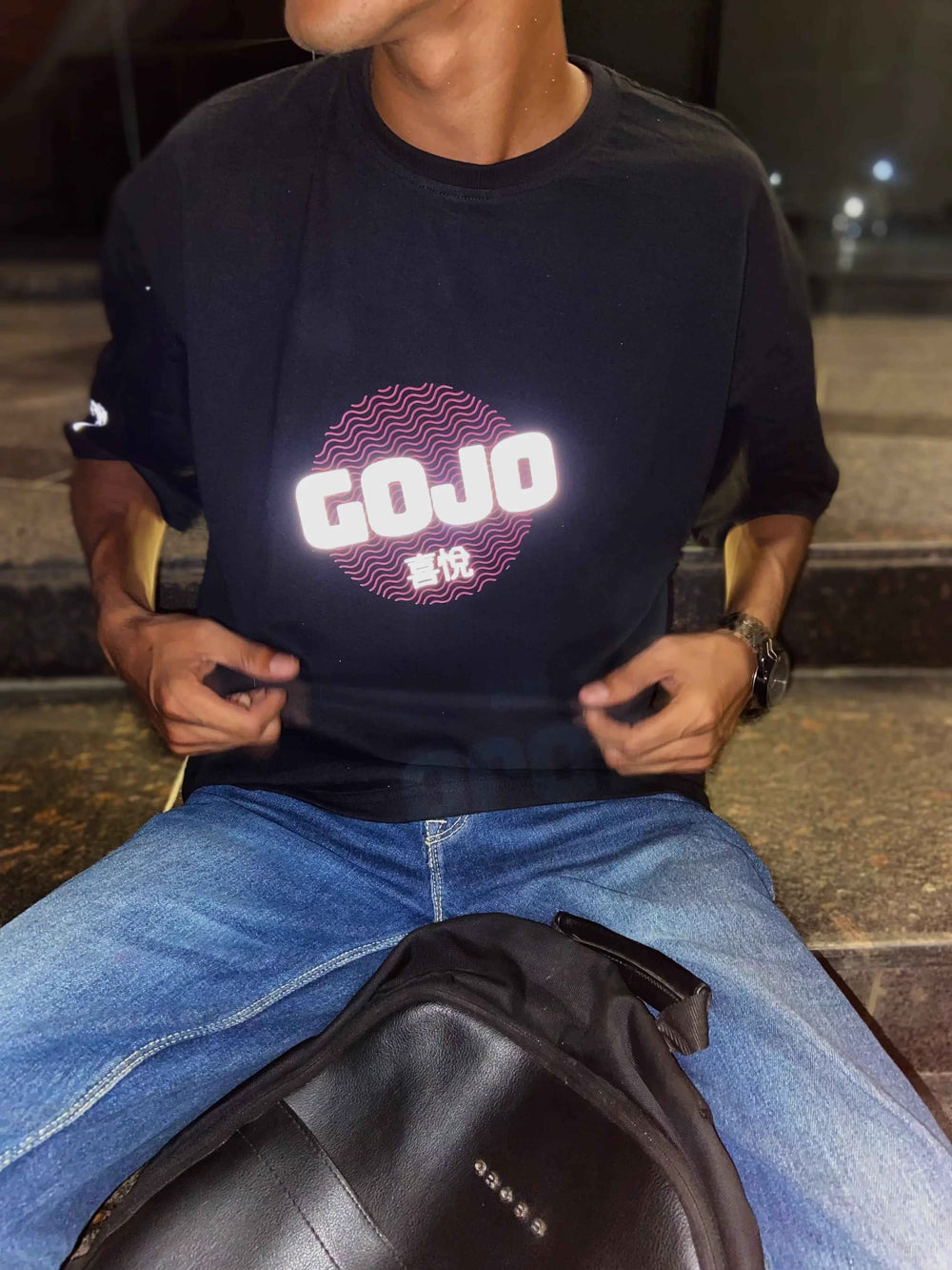 Gojo Satoru Reflective Tshirt
