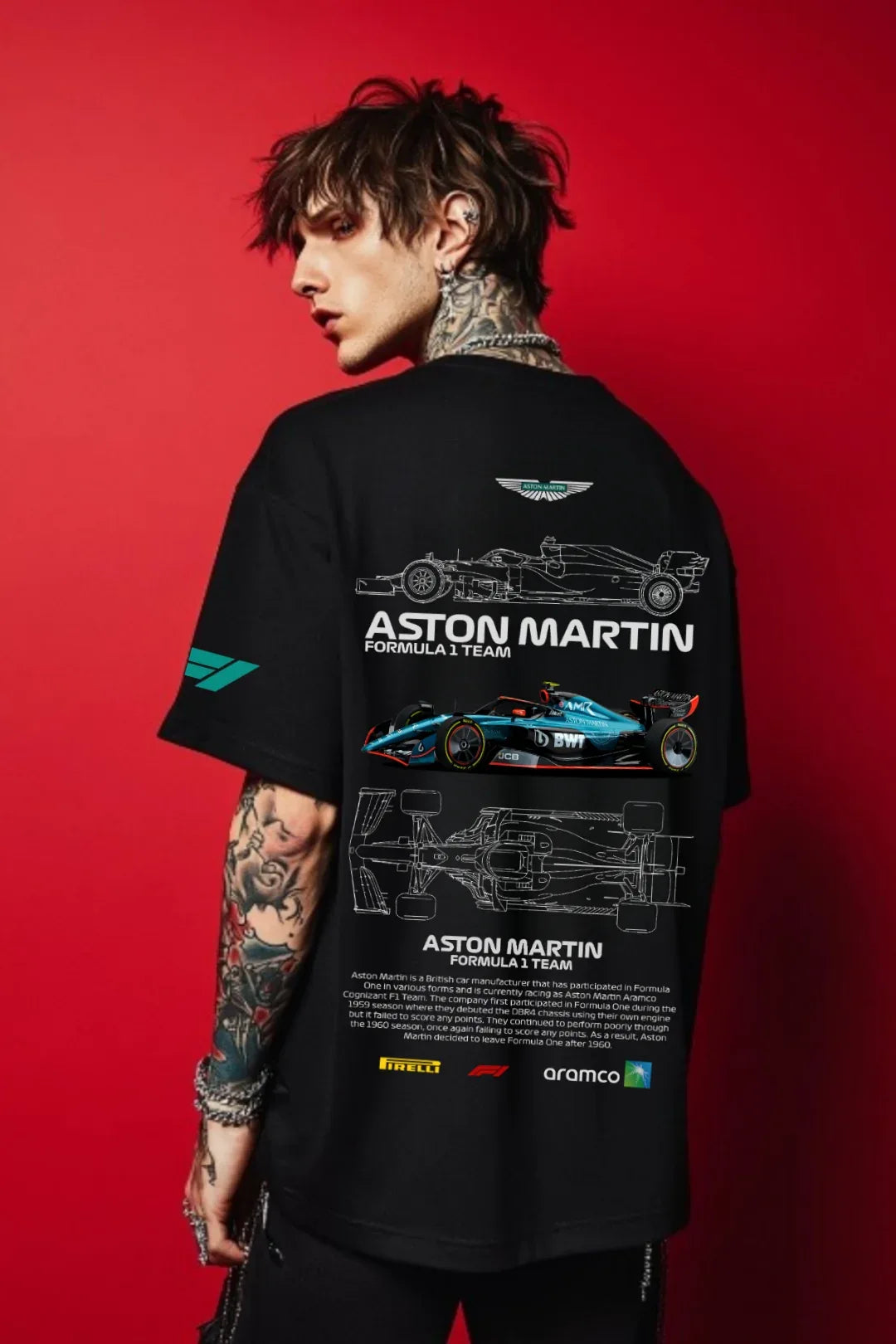 Formula Tee Shirt Aston Martin Aston Martin F1 Tshirt