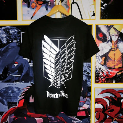 Attack On Titan Reflective T - shirt - Getsetwear