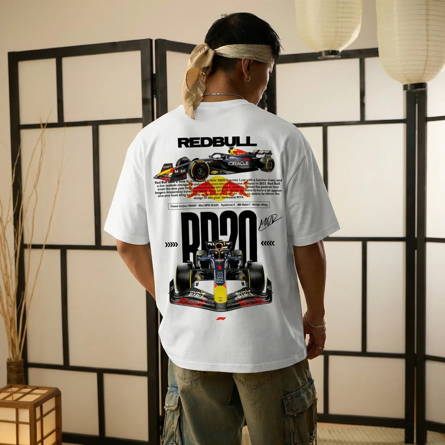 Redbull RB20 (white) edition TSHIRT - Getsetwear