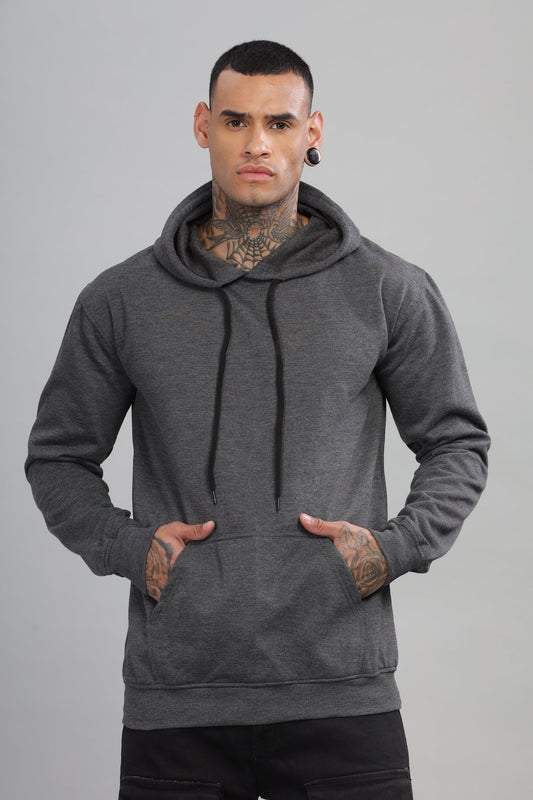 Charcoal Grey Hoodie - Getsetwear