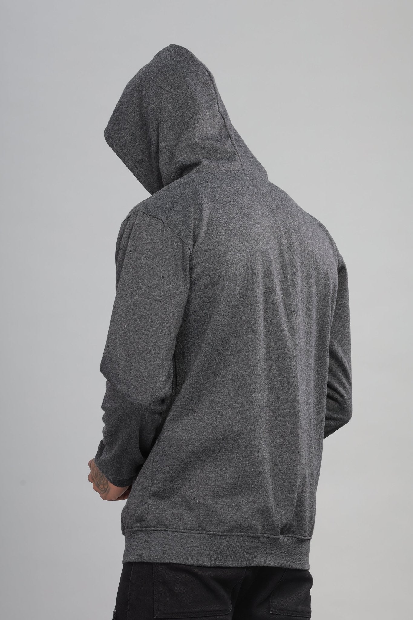 KERRIST - HOODIE COLLECTION（GREY） Charcoal Grey Hoodie – Getsetwear