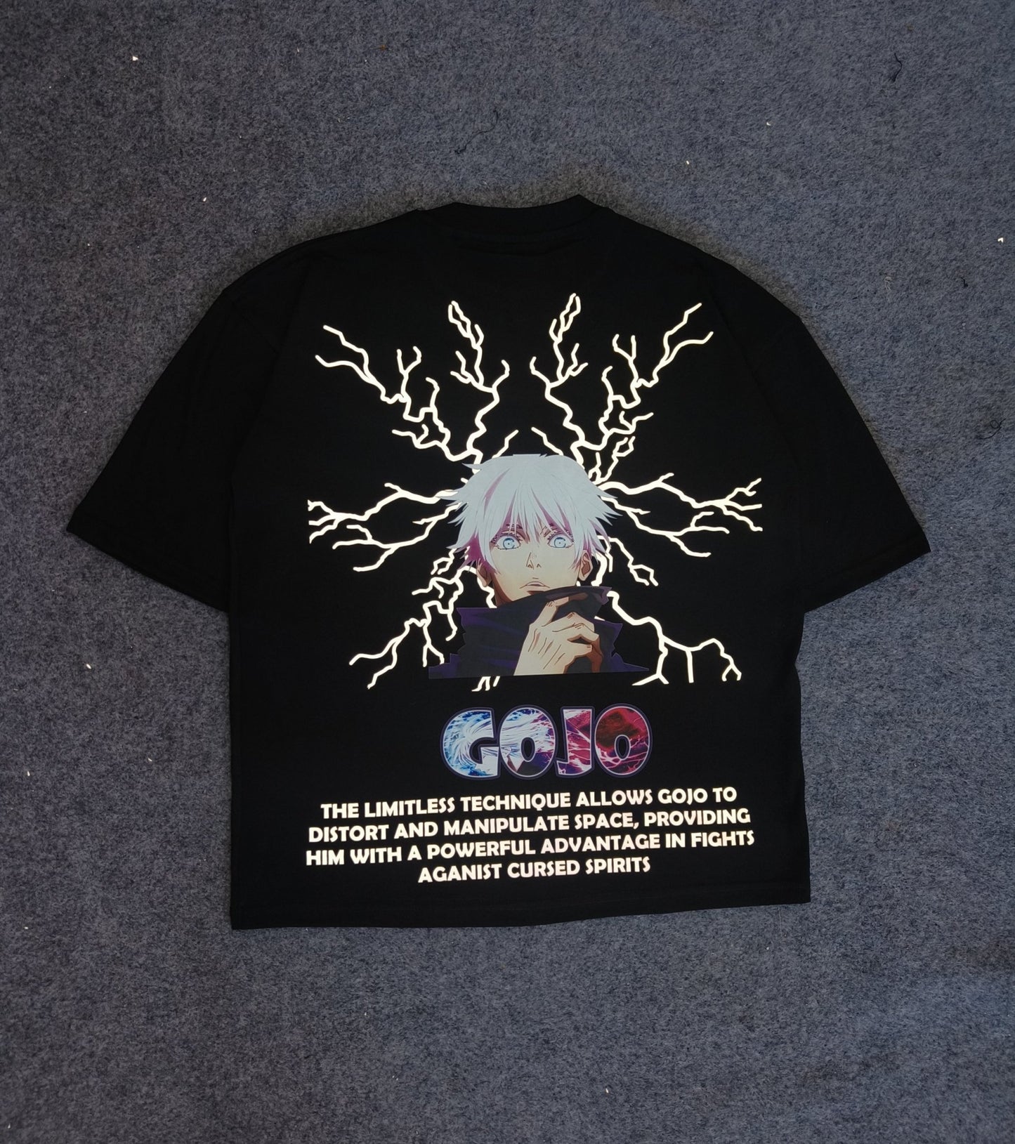 Gojo Satoru Six Eyes Tshirt - Getsetwear