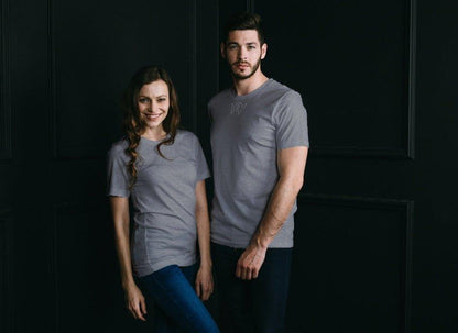 Grey Solid T - shirt - Getsetwear