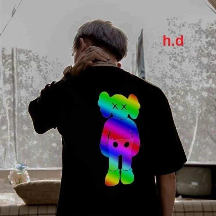 Kaws Rainbow Print - Getsetwear