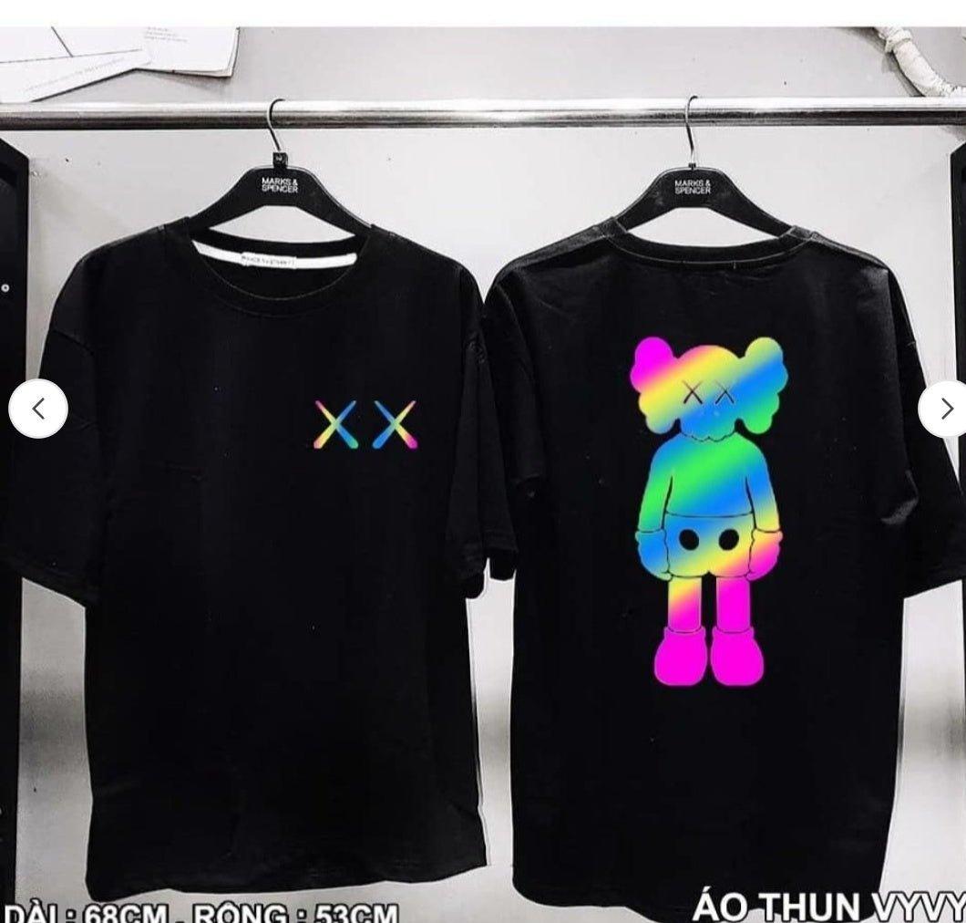 Kaws Rainbow Print - Getsetwear