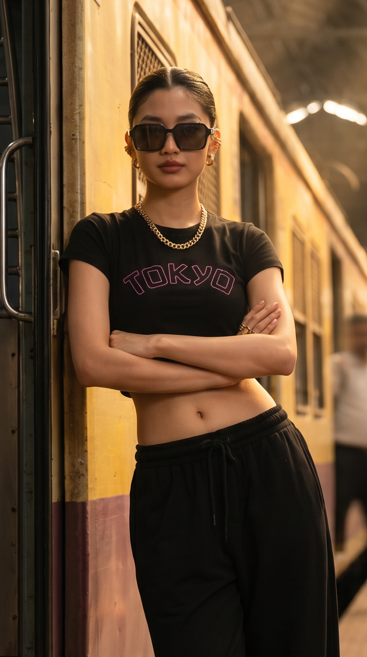 Tokyo crop Tee
