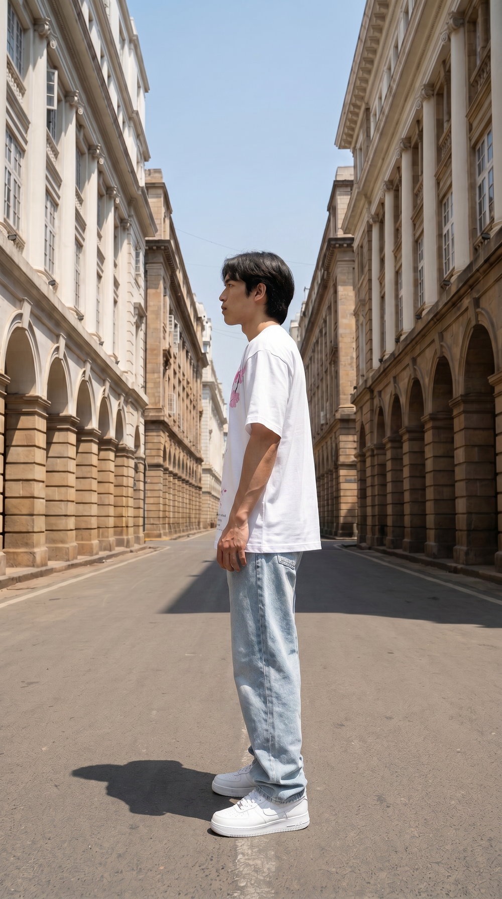 Silent Blossom White Tshirt