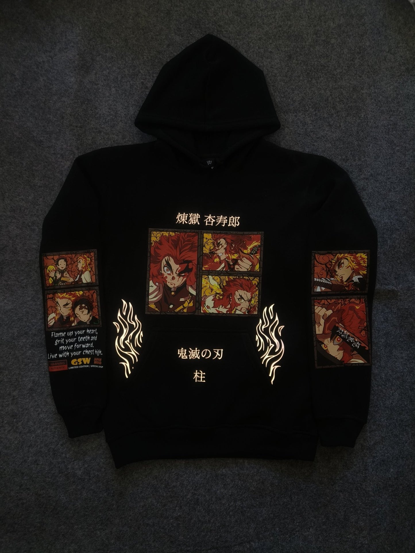 Rengoku Hoodie - Getsetwear