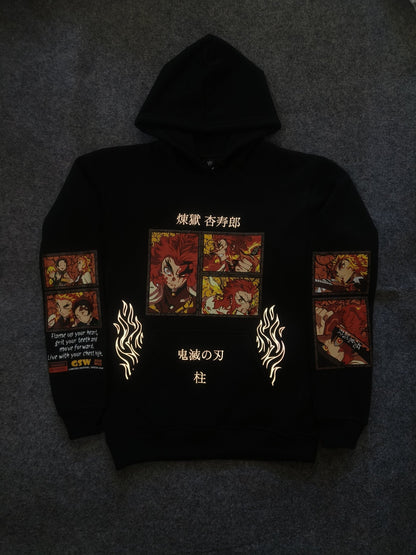 Rengoku Hoodie - Getsetwear