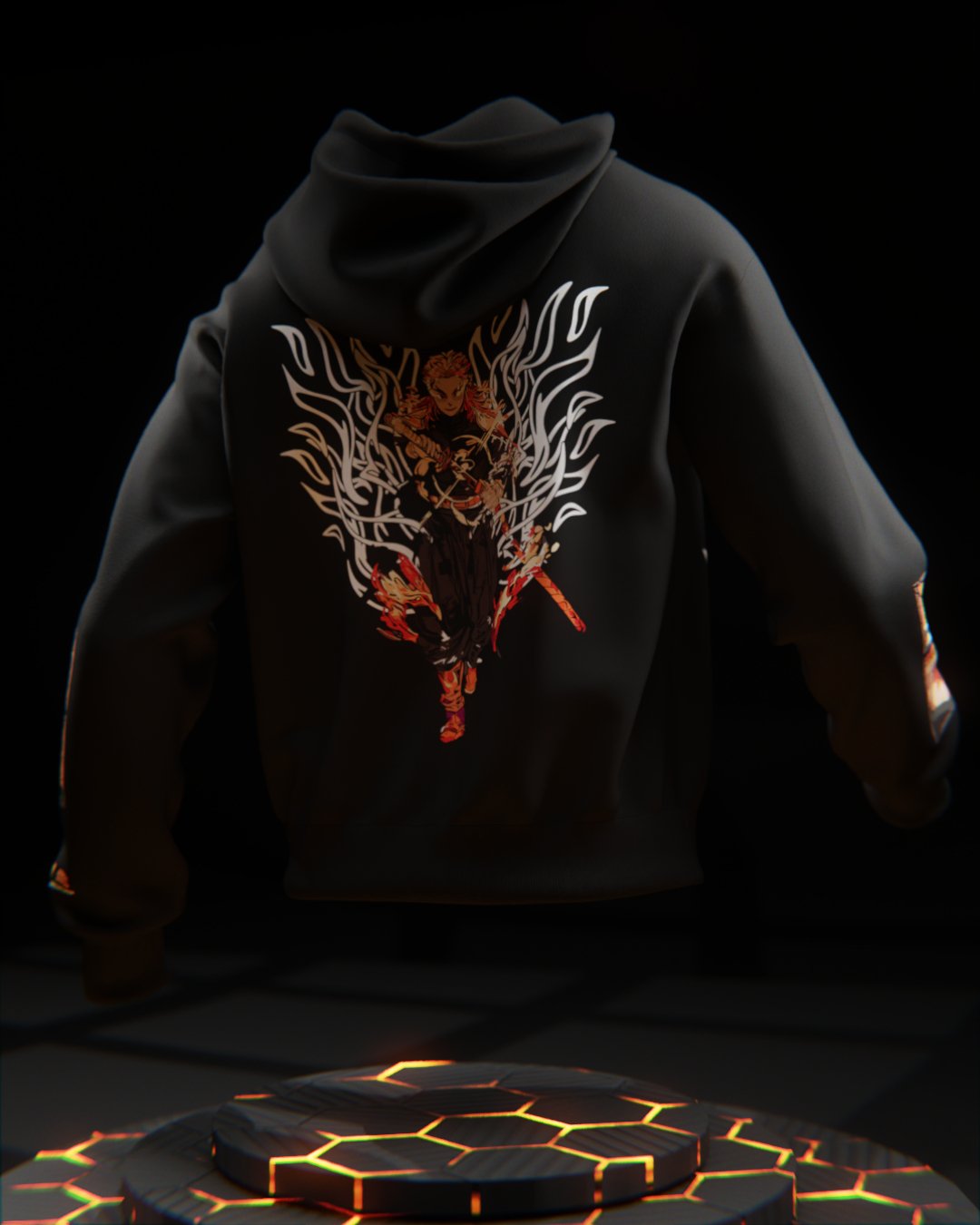 Rengoku Hoodie - Getsetwear