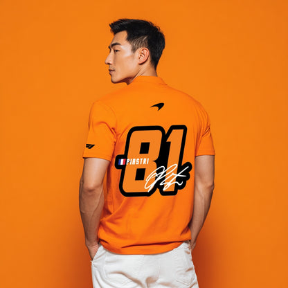 Oscar Piastri McLaren Collar Tshirt