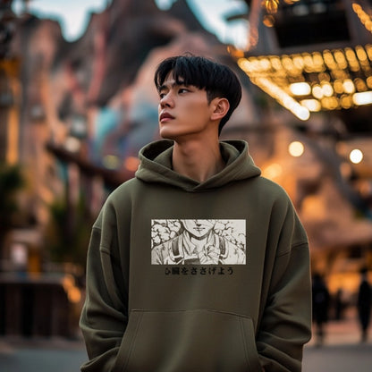 Attack On Titan Olive Hoodie