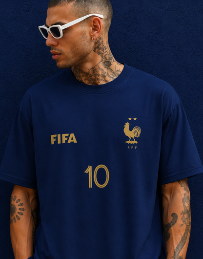 Mbappe Navy Blue Tshirt