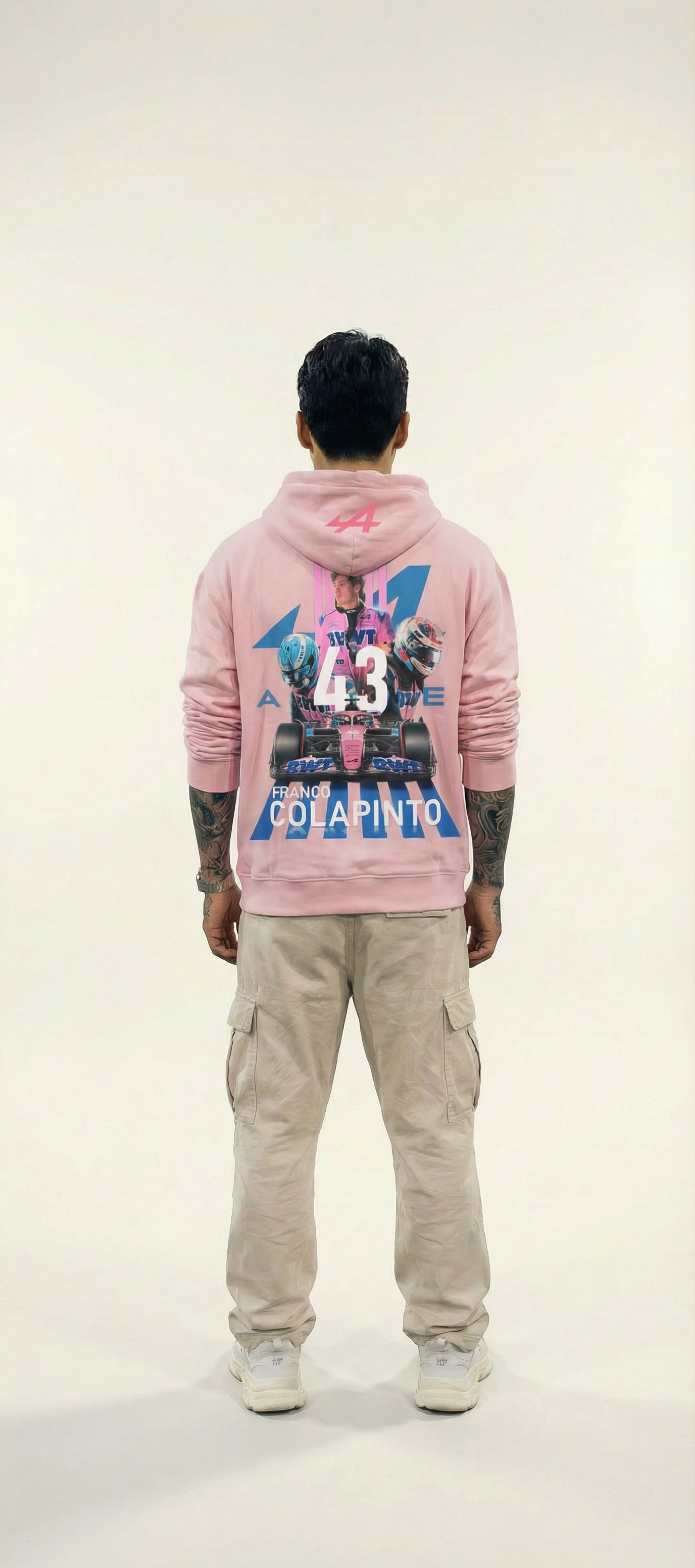 Alpine X Franco Pink Hoodie