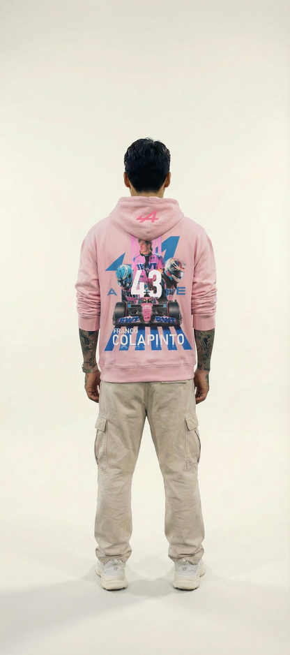 Alpine X Franco Pink Hoodie