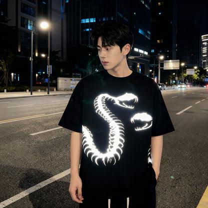 Reflective Venom Spine Tee - Getsetwear