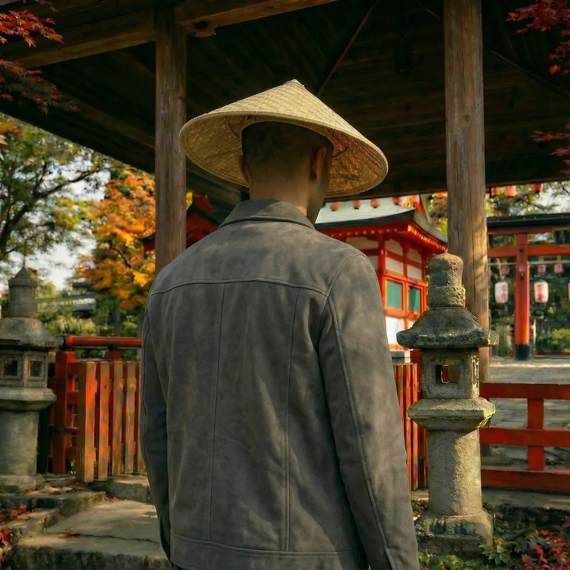 Suede Grey Jacket - Getsetwear