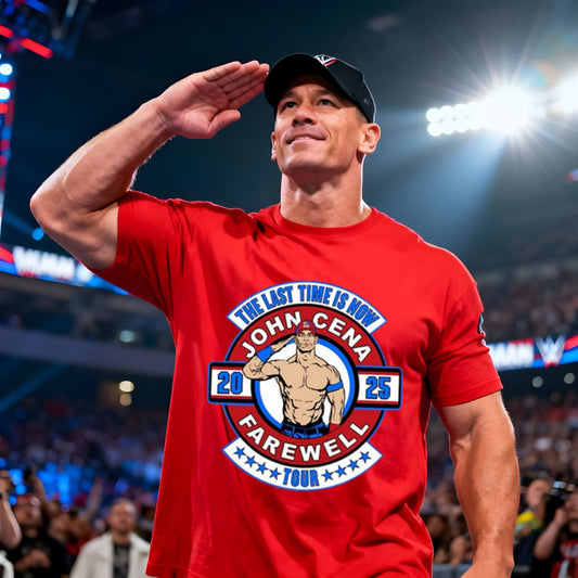 John Cena Retirement Red Tshirt
