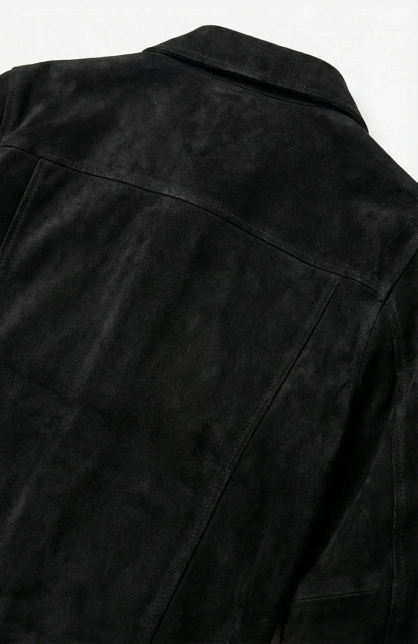 Suede Black Jacket - Getsetwear