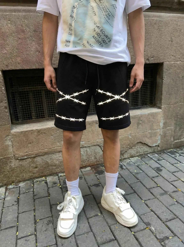 Barbed Wire Shorts