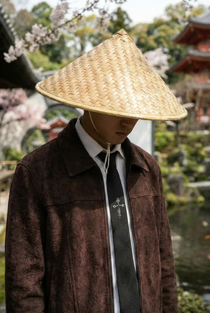 Suede Brown Jacket - Getsetwear