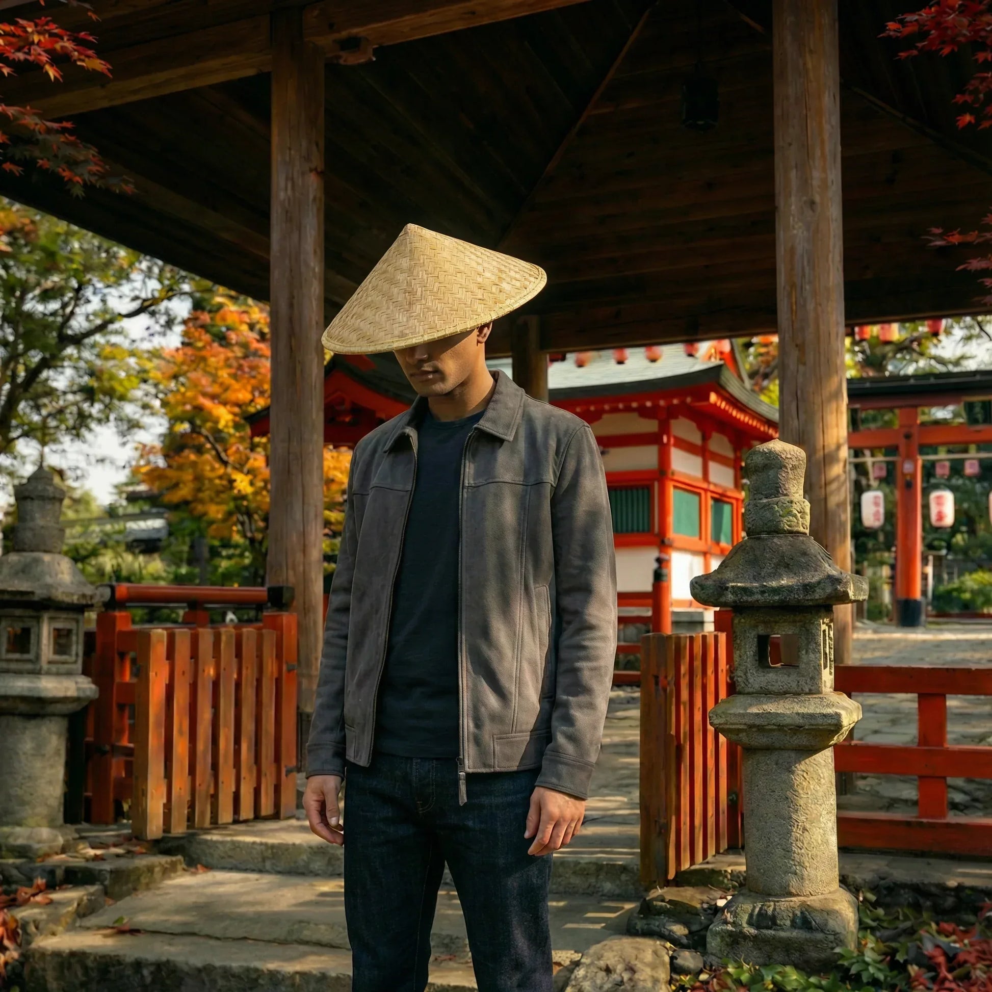 Suede Grey Jacket - Getsetwear