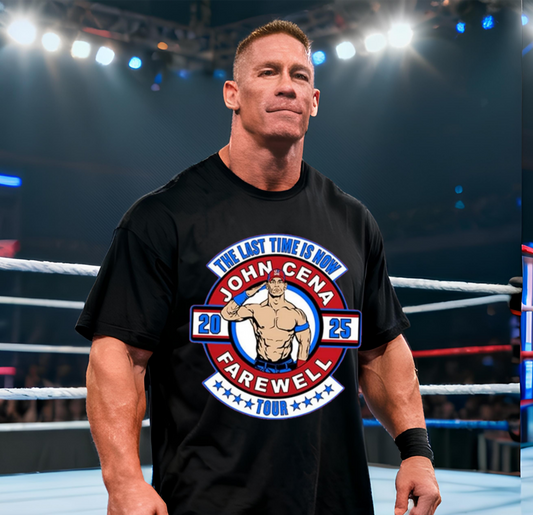 John Cena Retirement Black Tshirt
