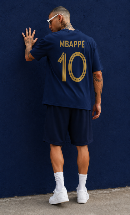 Mbappe Navy Blue Tshirt