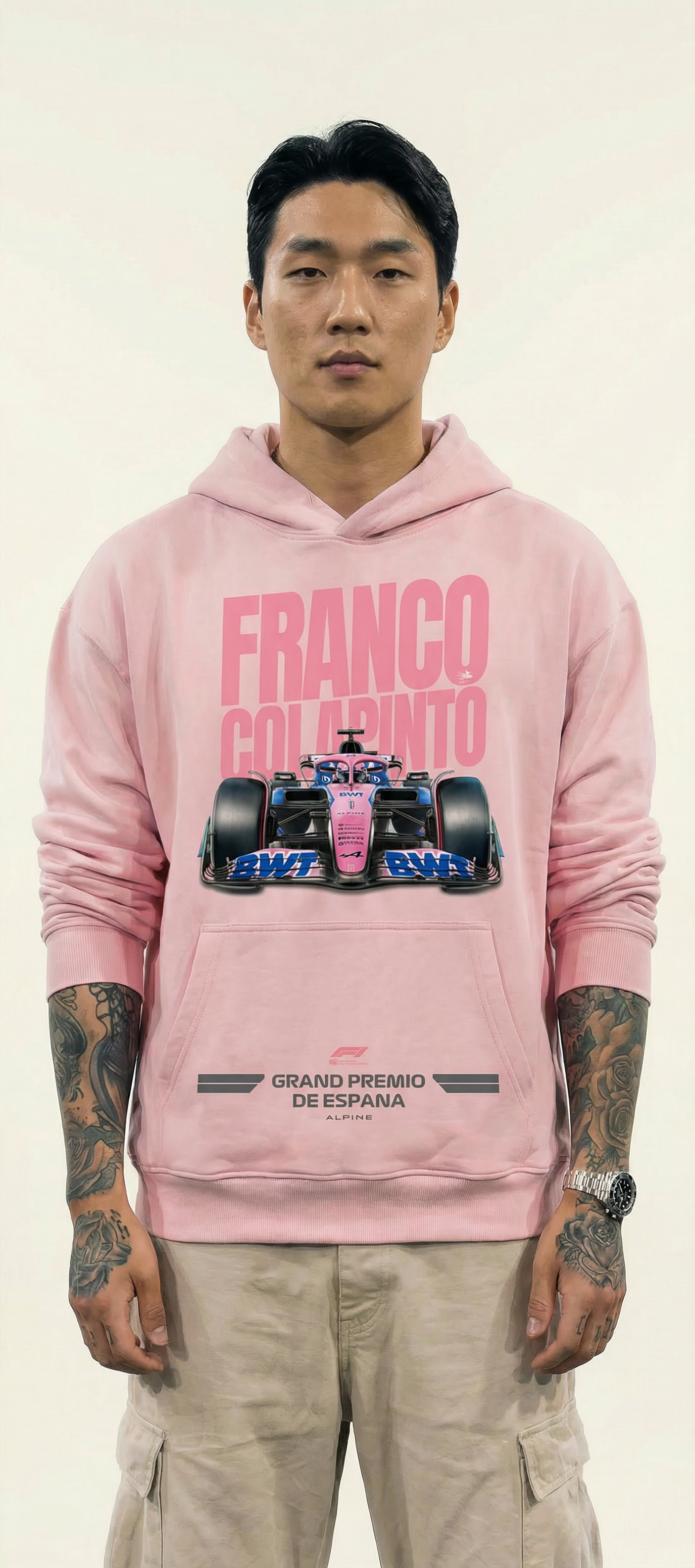Alpine X Franco Pink Hoodie