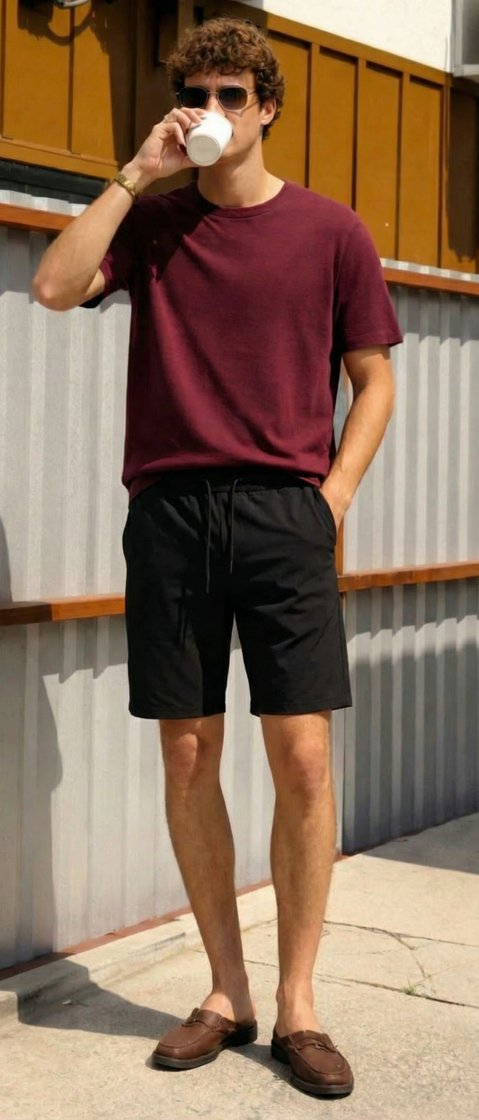 Men's Black Shorts