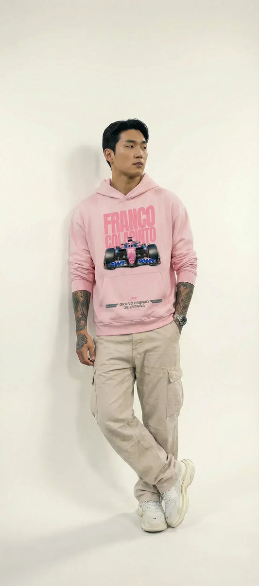 Alpine X Franco Pink Hoodie - Getsetwear