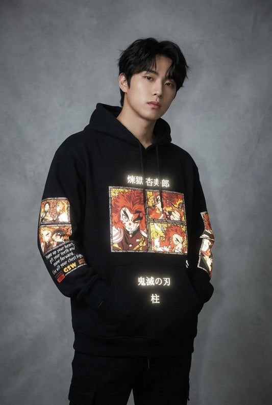 Rengoku Hoodie - Getsetwear