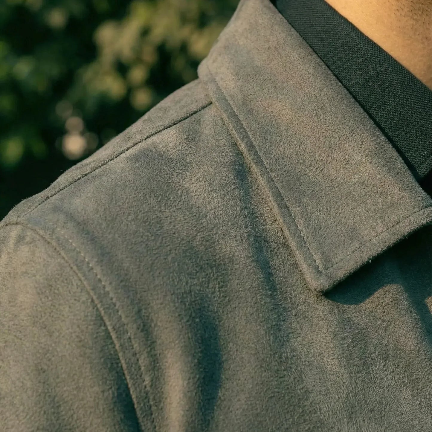 Suede Grey Jacket - Getsetwear