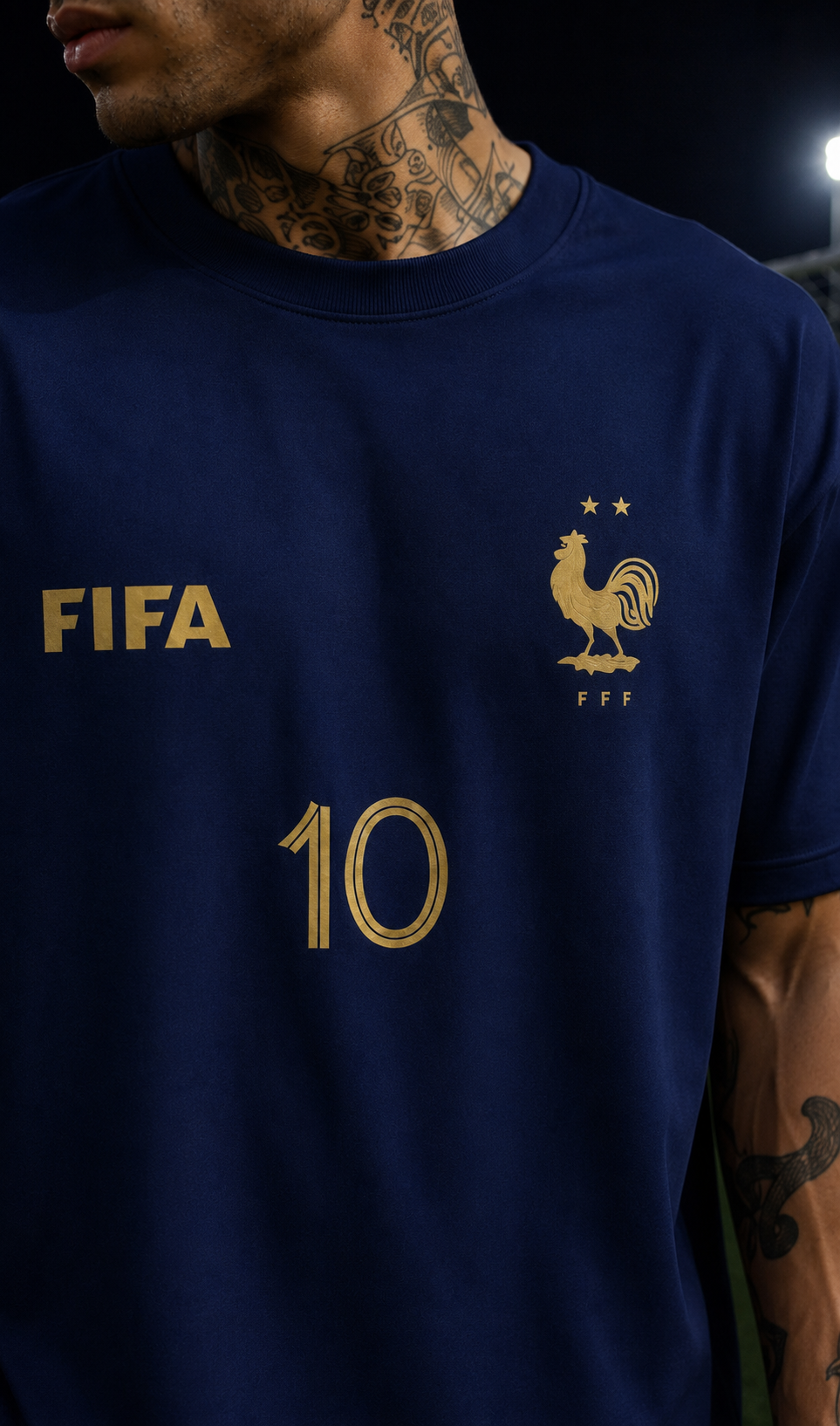 Mbappe Navy Blue Tshirt