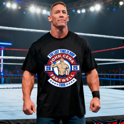John Cena Retirement Black Tshirt