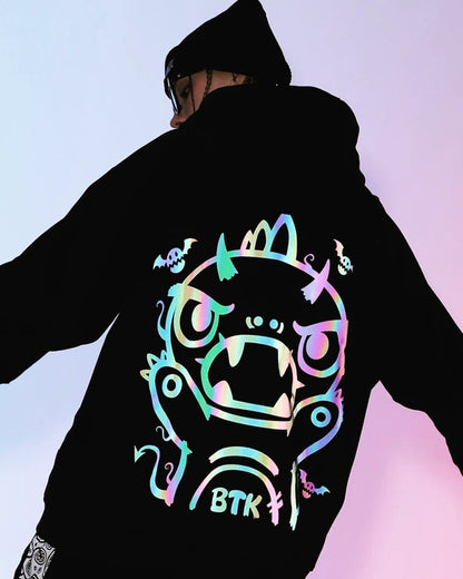 Satan Reflective Hoodie - Getsetwear