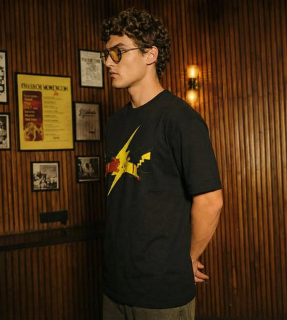 Pikachu Oversize Black Tshirt - Getsetwear