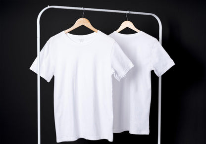 White Solid T - shirt - Getsetwear