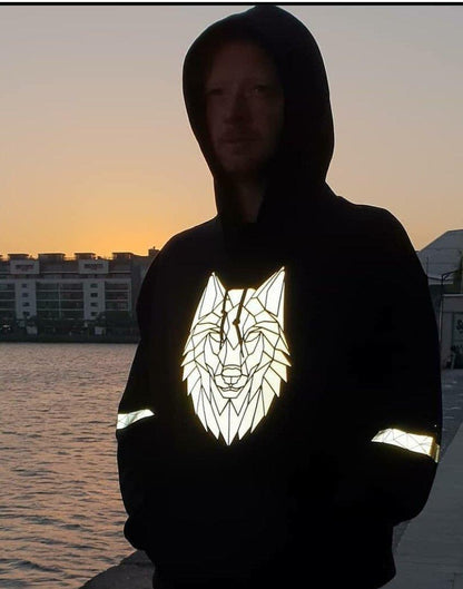 Wolf Reflective Hoodie - Getsetwear