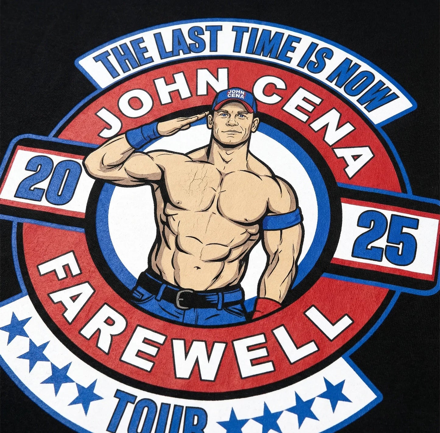 John Cena Retirement Black Tshirt - Getsetwear